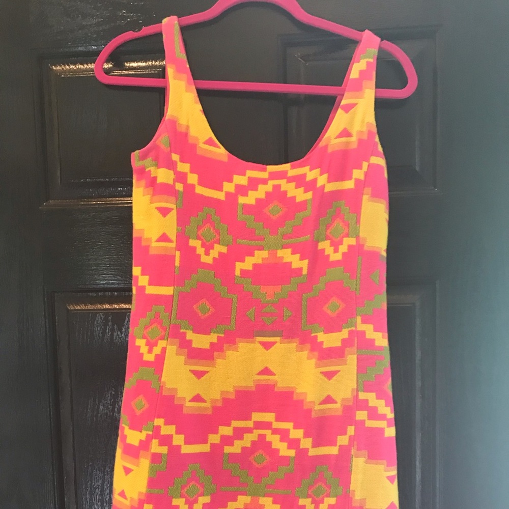 Judith March Aztec Print dress